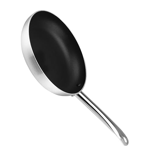 Wok antiadherente de aluminio con mango largo miniatura 1