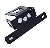 Fender Eliminator Tail Tidy for 2024 Kawasaki Ninja 500 Z500 – CNC Machined Aluminum Bracket, Black Powder-Coated Finish, Flush Mount Fitment