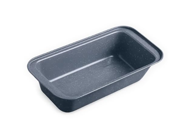 AEX Non-Stick Bread Loaf Tin - Durable Baking Trays for Homemade Loaves | Banana Bread, Meat Loaf & Pound Cake Bakeware - Oven Safe, Handwashable | Freezer Safe Cake Tins for Baking - Grey