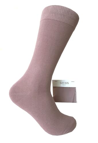 Triple M Plus Men's Dusty Pink Dress Socks3