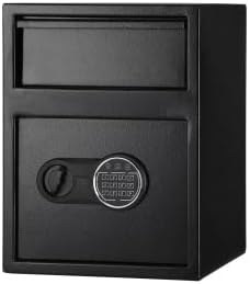 Caja fuerte de seguridad para negocios y cerradura con teclado digital, antirrobo y resistente a caídas, baúl de seguridad de oficina para dinero en