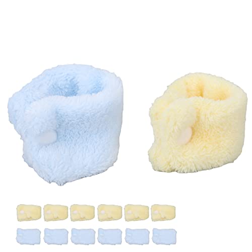 Rollers,ANGGREK 12 Pieces Soft Sleep Hair Curlers Flexible Hair Styling Curlers Fleece Hair Curler Tool for Beautiful Short or Long Hair