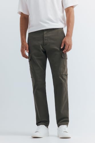 Pantalon homme Springfield basic chino cargo slim souple et résistant