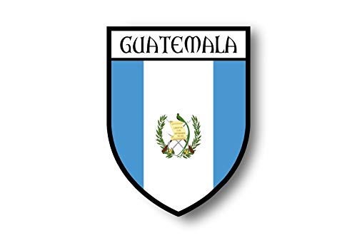 Akachafactory Autocollant Sticker Voiture Moto Blason Ville Drapeau Guatemala guatemalteque