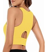 nine bull Sports Bras for Women High Impact Sports Bra - Removable Padded Yoga Racerback Bra Work...