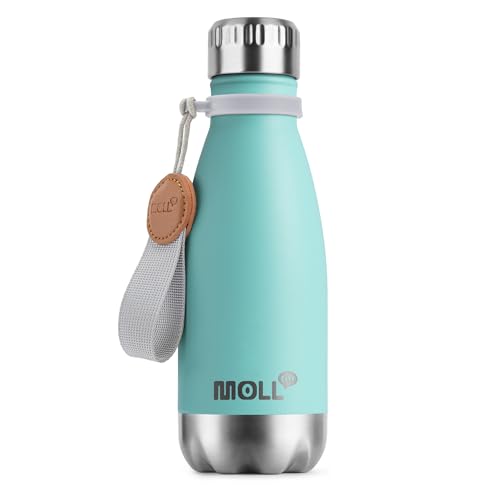 Image of 9 oz Stainless Steel Insulated Kids Water Bottle for School,Teal