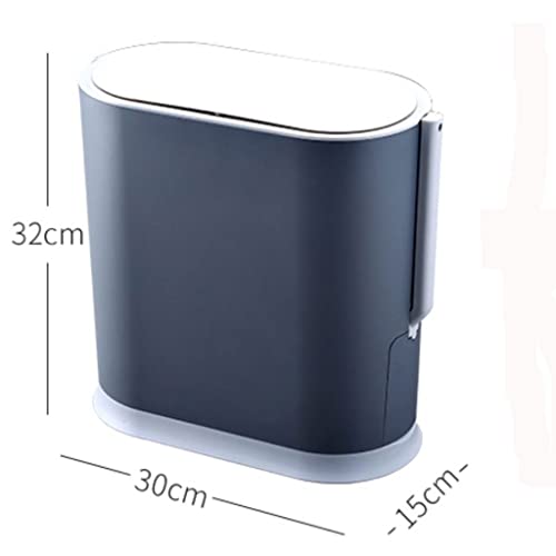 Caneca de basura inteligente con sensor de 8L miniatura 7