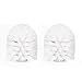 Santrue Tête de Brosse WC Rechange Blanc Balayette WC Rechange 2pcs