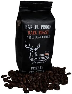 Buck Bourbon Barrel Proof Dark Roast Whole Bean Coffee
