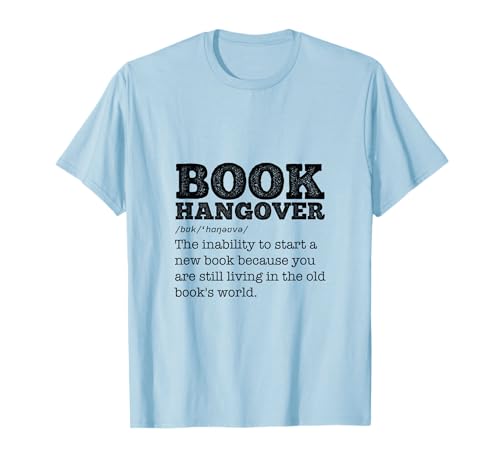 Funny Book Hangover Shirt Gift For Book Lovers T-Shirt