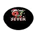 Funny 67 Meme Christmas Six Seven Santa Holiday PopSockets Adhesive PopGrip