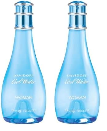 Davidoff Women Cool Water Woman Floral Eau De Toilette 100Ml (Pack of 2)