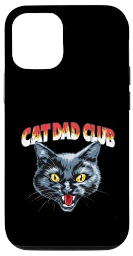 Cat Dad Life Funny Sassy Cat Cool Cat �I�[�i�[ �X�}�z�P�[�X iPhone 12/12 Pro �p