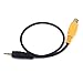Yeworth 2.5mm to RCA Cable, Gold Plated AV-in Aux 2.5mm TRRS Male Plug to RCA Female Audio Adapter Converter Cord 0.3m, for GPS Tablet Dash Cam DVR Backup Camera