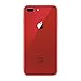 Best OEM iPhone 8 Plus Back Glass Cover Battery Door Replacement w/Adhesive, Installed Camera Frame w/Lens (Red)