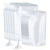 Cruise Flask Pouches Kit Reusable Plastic Flasks Rum Runner Drinking Bags for Travel,Outdoor Sports,