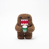 LICENSE 2 PLAY Domo Kun 6.5-Inch Plush β Bubble Tea Edition with Fabric Boba Cup & Straw - Super-Soft Collectible Toy for Kids, Kidults & Nostalgic Fans