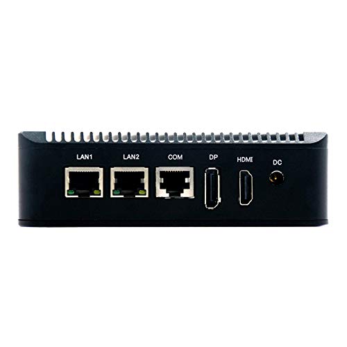 Salt Gems eMini Micro Firewall Appliance, AES-NI Supported CPU, 2x Intel Gigabit LAN Ports, 16 Gb Msata SSD, 4Gb RAM, OPNSense Preinstalled, Free VPN Server, No License