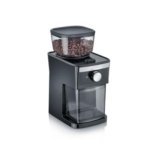 GRAEF CM252 - Elektrische Kaffeemühle, Bohnenbehälter 80 g, Aromaschutzdeckel, Herausnehmbares Mahlwerk, 17 Mahlgrade, 2 bis 12 Tassen, Beleuchteter Start-/Stopp-Schalter, 130W, Schwarz