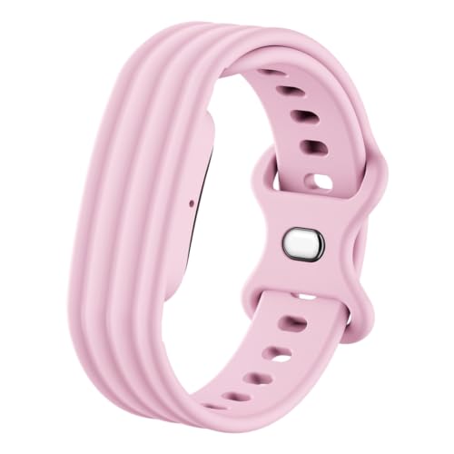 Image of Soft Silicone Strap Compatible with Google Fitbit Air, Sport Replacement Band, Adjustable Breathable Wristband for Workout, Running & Daily Wear