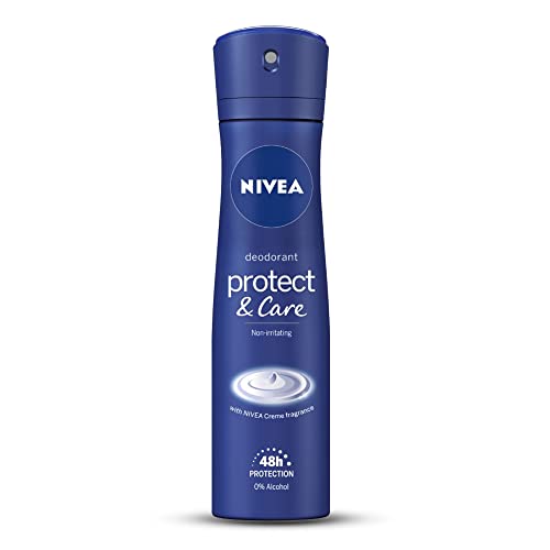 Image of Nivea Body Lotion For Dry Skin, Shea Smooth, With Shea Butter, For Men & Women, 200 ml & Nivea Deodorant, Protect & Care for Women, 150ml