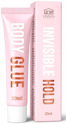 Liquid Body Adhesive Glue for Clothes Clear Body Glue for Clothes & Clothing Glue for Skin Body Tape Alternative for Women
