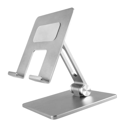 Soporte portátil plegable aluminio para tablet y laptop miniatura 1