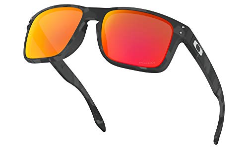 Oakley Holbrook Sunglasses Black Camo with Prizm Ruby Lens 57mm4