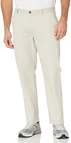 Amazon Essentials Men's Straight-Fit Wrinkle-Resistant Flat-Front Chino Trouser