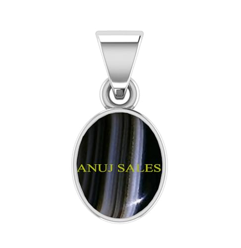 Pierre précieuse Sulemani Hakik noire naturelle 5 carats pour homme et femme