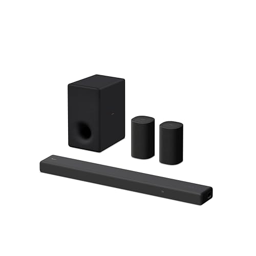 Image of Sony HT-A3000 3.1ch Dolby Atmos Sound Bar Bundle with SA-SW3 Wireless Subwoofer and BRAVIA Theater Rear 8 SA-RS8 Wireless Speakers