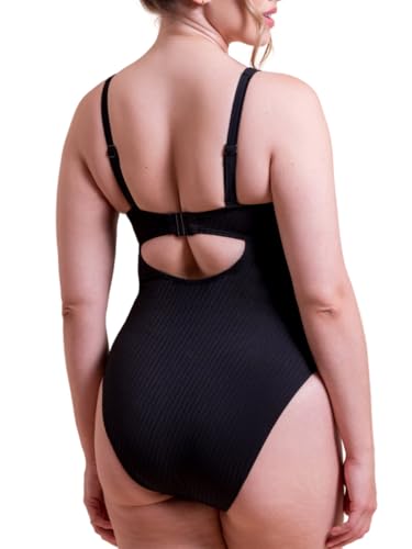 Curvy Kate Maillot de bain Deep Dive Noir en microfibre premium