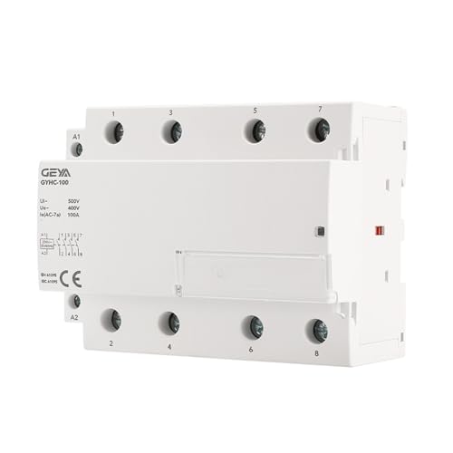 Contactor de CA de 4 Fases 230V con Interruptor Modular 2NO2NC para Instalaciones Eléctricas 4