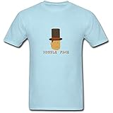 The Perfect Presents for dad naik Men\'s Professor Layton Puzzle Face for Creative T Shirts Sky Blue S