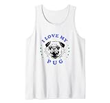 Photo Gallery i love my pug dog canotta Photo Gallery i love my pug dog canotta