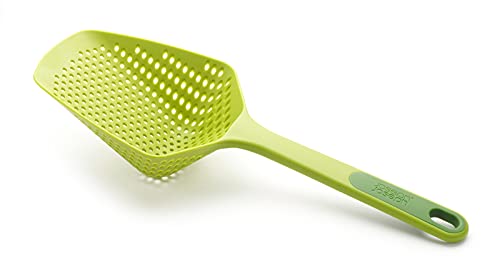 Joseph Joseph Large Plastic Slotted Spoon, Green Joseph Joseph Large Plastic Slotted Spoon, Green