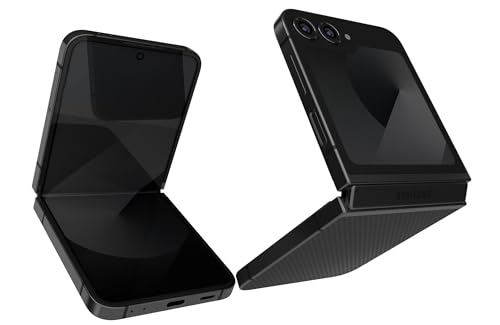 Image of Samsung Galaxy Z Flip6, 256GB, Crafted Black - Unlocked (Renewed)