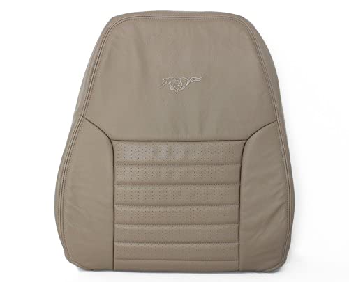 Richmond Auto Upholstery (Compatible with 2002 Ford Mustang GT V8 Convertible Driver Side Lean Back Replacement Leather Seat Cover, Tan