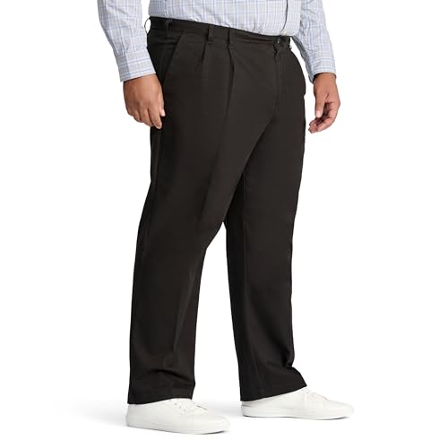 IZOD Men's Big and Tall Performance Stretch Pleated Pant3