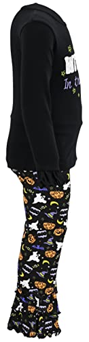 Image of Unique Baby 2 Piece Girls Double Ruffle Leggings and Long Sleeve Shirt Clothes Set Kid and Toddler Girl Outfit