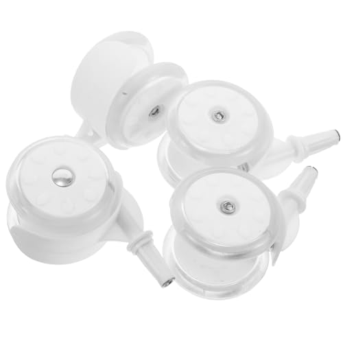 Angoily 4 Ruedas De Repuesto Para Bebés: Ruedas De Plástico Y Goma Para Andadores De Bebé Ideales Para Cochecitos Y Andadores De Tendencia Ruedas Blancas Para Muebles Y