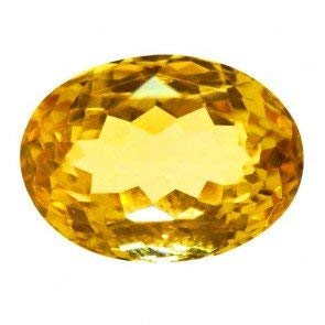 Topaze naturelle jaune 7,50 carats 8,25 Ratti Citrine pour création de bijoux artisanaux