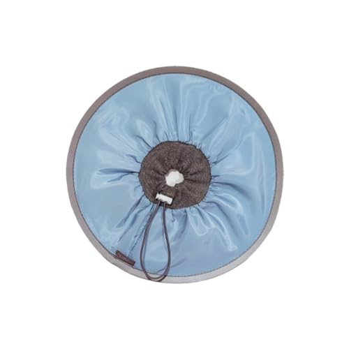 MsiDtsoy 柔らか調整可能 エリザベスカラー 犬猫兼用 傷舐め防止 手術後ケア用 軽量快適デザイン 皮膚病・去勢手術後の保護に 小型中型大型ペット対応 ペットプロテクター (ブルー,M(5〜10斤用))