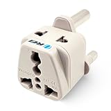 OREI Grounded Universal 2 in 1 Plug Adapter Type M for South Africa & more - High Quality - CE Certified - RoHS Compliant WP-M-GN