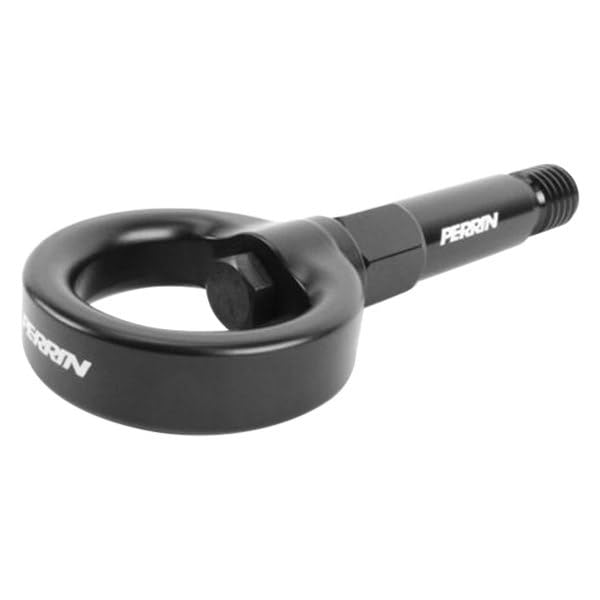 Perrin Performance Aluminum Front Tow Hook Kit Black Compatible with 2020 Toyota Supra