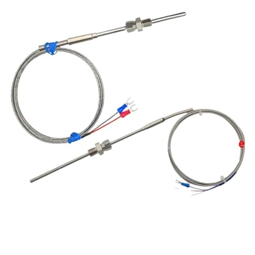 Sensor Temperatura Tipo K/PT100 Preciso con Sonda de 3-12mm y Rosca NPT