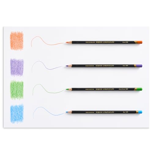 Derwent Chromaflow lápices de calidad profesional con núcleo resistente de 3.5mm 6