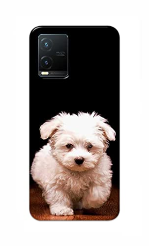 Image of PRINTFIDAA� Printed Hard Back Cover Case for Vivo T1x Back Cover (Puppy Dog) -2808