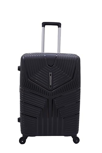 Image of VIP Aristocrat 3 Piece Set and 52 Cm Wheel Duffle, 55 Cm, 66 Cm & 76 Cm Polyproplyene Hard Sided 4 Spinner Wheels,Light Weight Luggage /Trolley Bags /Suitcase and 5 Years International Warranty-Black