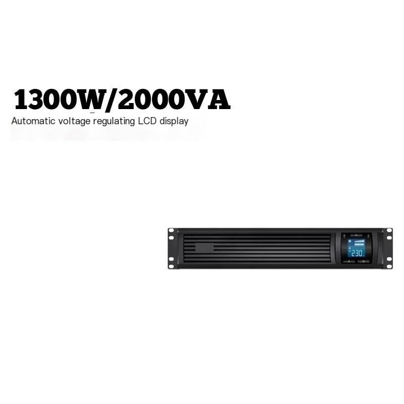 UPS Interactivo de Montaje en Rack 2U, 2000VA, 1300W, batería incorporada, protección contra retardo de Corte de energía, Salida de Onda sinusoidal Pura